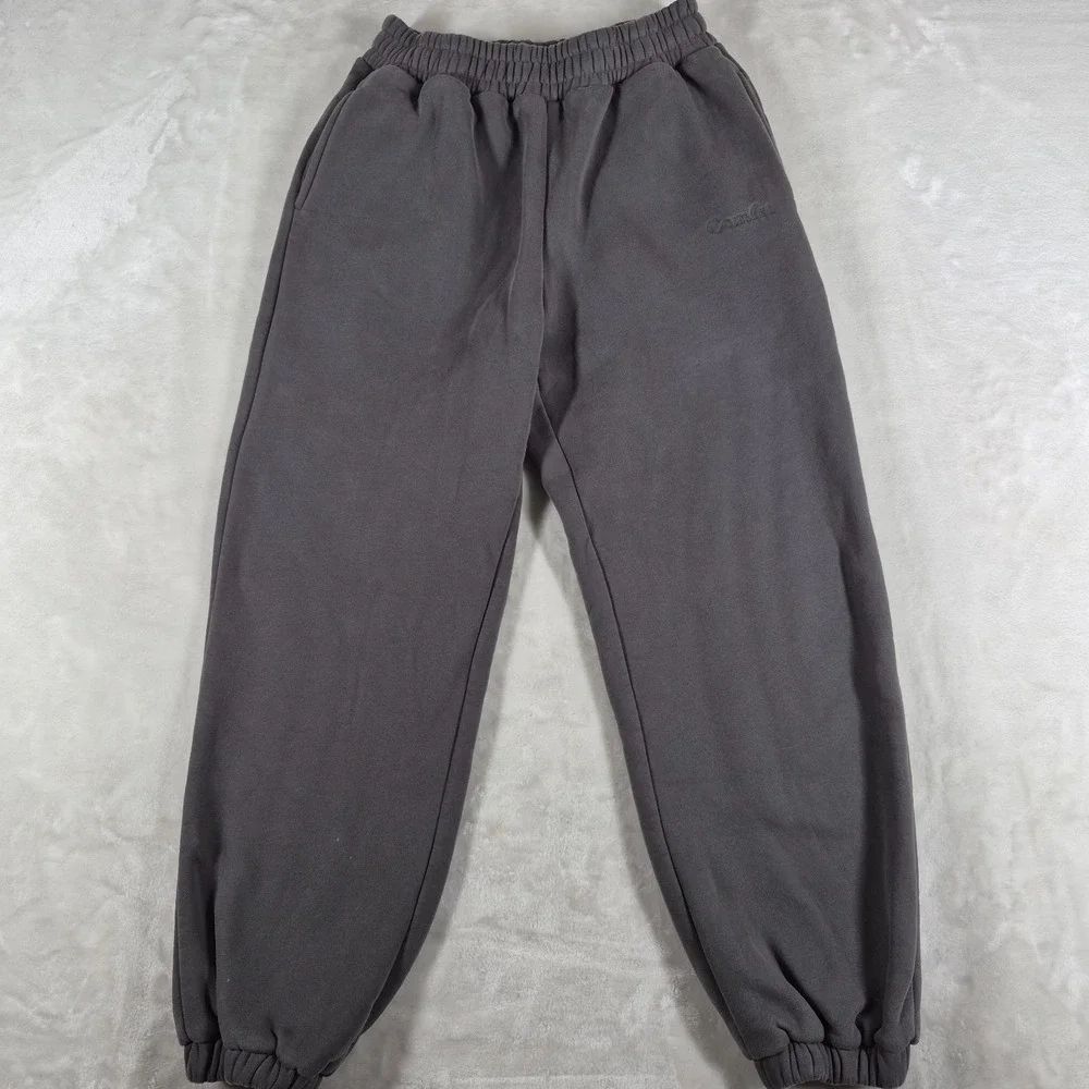 Comfrt Sweatpants Adult‎ Size Small Gray Casual Comfort Travel Lounge Fleece